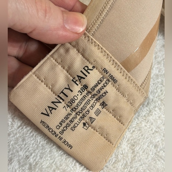New! Vanity Fair Beauty Back Convertible Bra Size 38 B - Picture 14 of 16